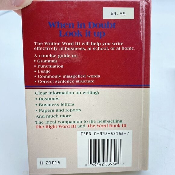 The American Heritage Dictionary Word Book, Written Word, Right Word III Box Set - Picture 6 of 16